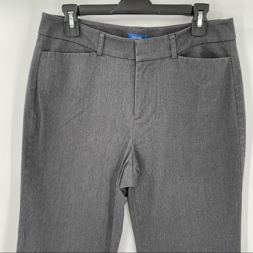 Womens Docker's Gray Suit Pants - Picture 2 of 10